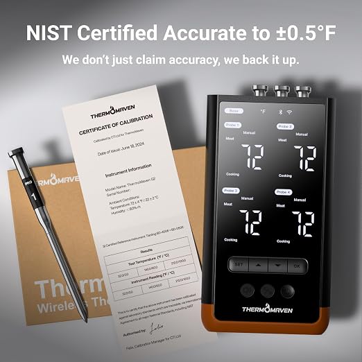 ThermoMaven Wireless Bluetooth Smart Meat Thermometer: Standalone Base - Image 8