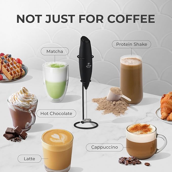 Zulay Kitchen Powerful Milk Frother Wand - Image 4