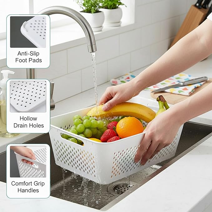 5 Pack Large Fruit Storage Containers - Image 5