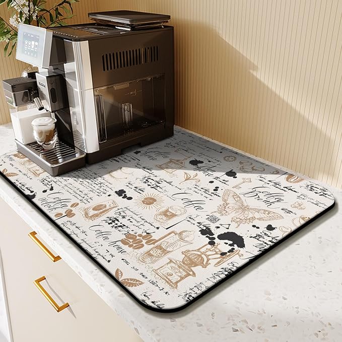 Coffee Mat 23inx15in, Coffee Bar Mat - Image 2