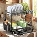 Dish Drying Rack, 2 Tier Space-Saving Dish Rack by Nfnoyp