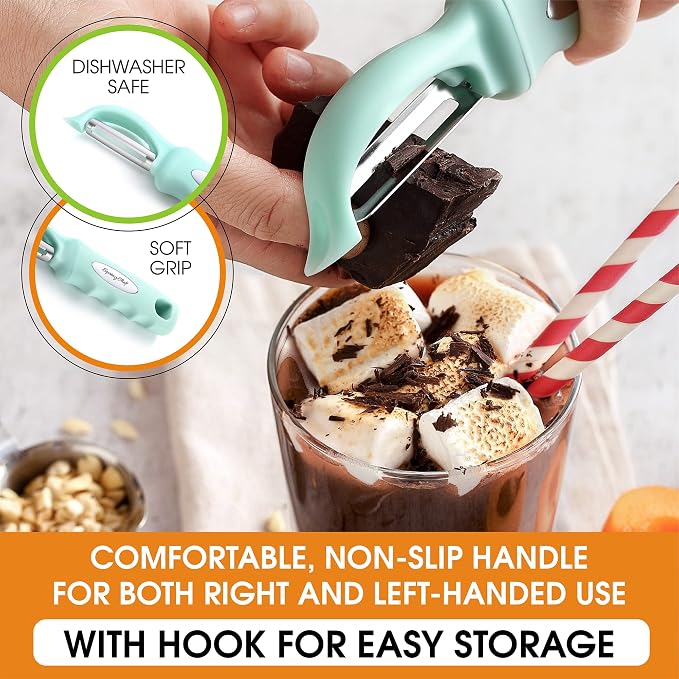 Spring Chef Premium Swivel Vegetable Peeler - Image 6