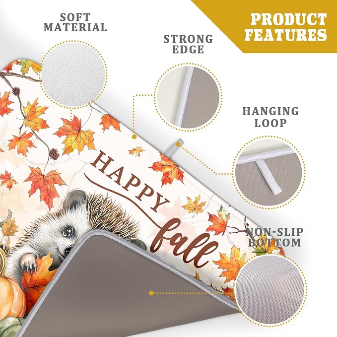 Happy Fall Dish Drying Mat - Image 4
