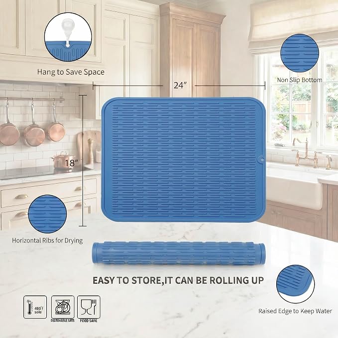 MicoYang Silicone Dish Drying Mat - Image 2