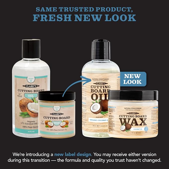 CLARK'S Coconut Cutting Board Finishing Kit - Image 7