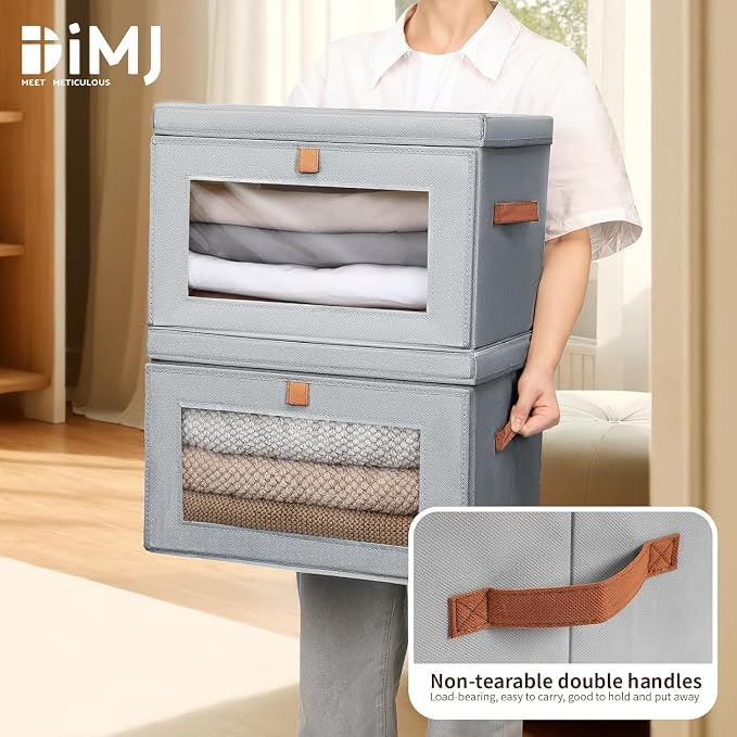 DIMJ Storage Bins with Lids - Image 6