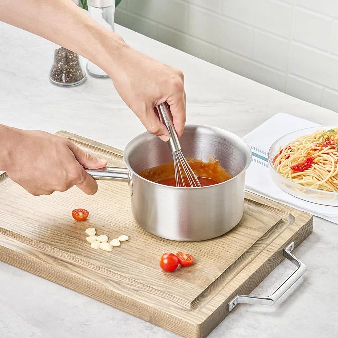 Restaurantware 7 in Stainless Steel Wire Whisk - Image 5