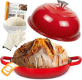 AHJ 6QT Dutch Oven For Bread Baking, Enameled Cast Iron Dutch Oven Pot by AHJ