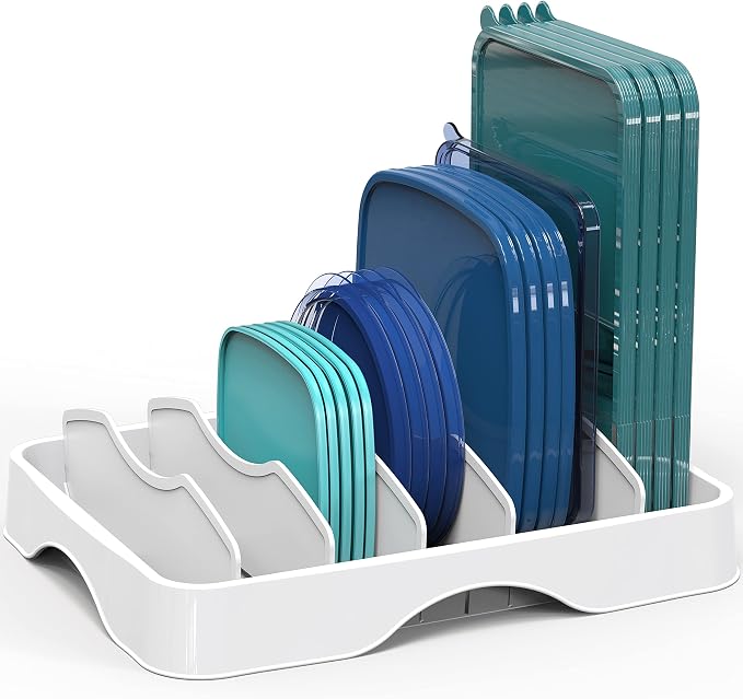 Simple Houseware Food Container Lids Storage Organizer by SimpleHouseware