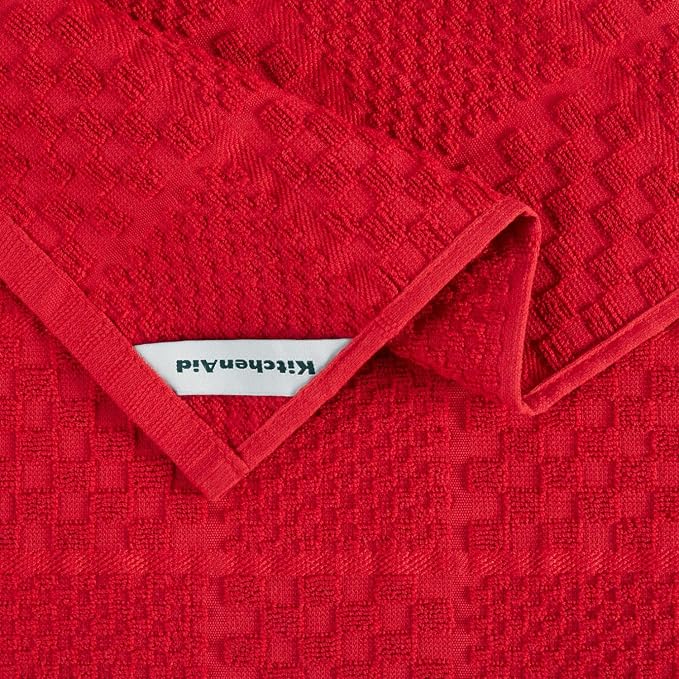 KITCHENAID Quilted Cotton Terry Cloth Oven Mitt, Pot Holder, Kitchen Towel - Image 8