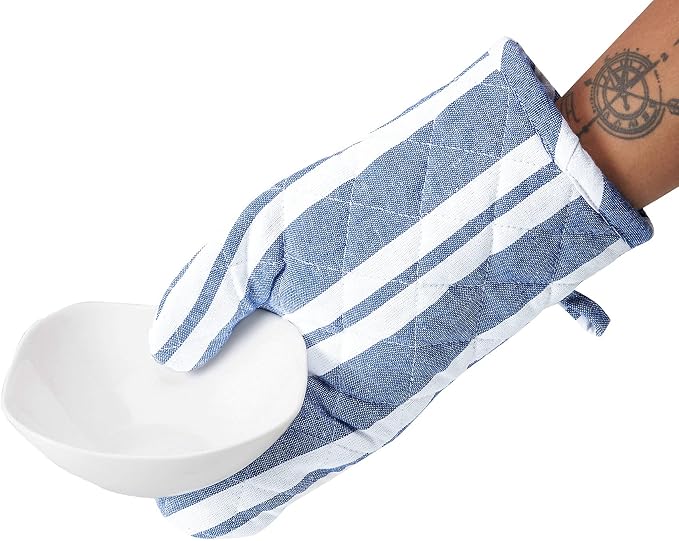 Encasa XO Long 12"x7" Oven Microwave Hand Gloves Mitts - Image 4