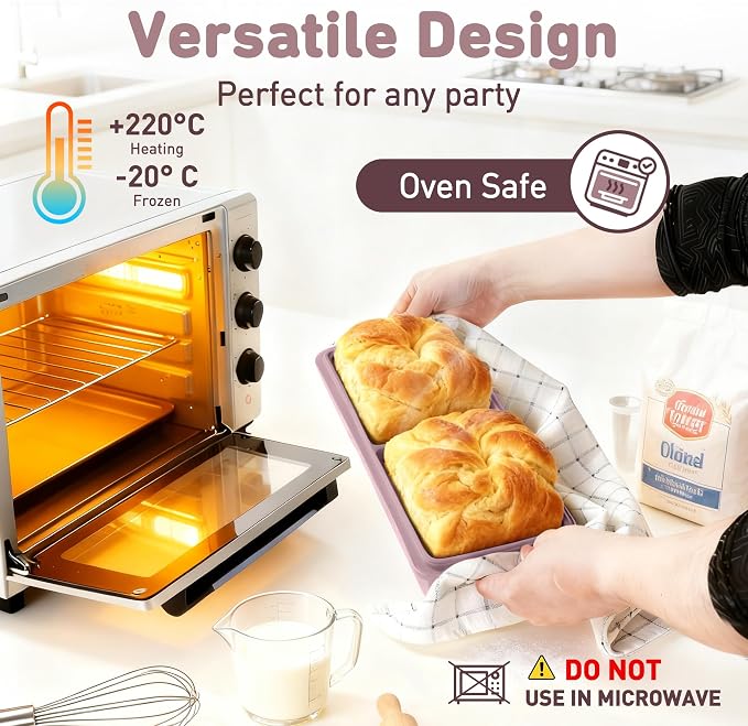 Silicone Freezer Tray with Lid Soup Freezer Container Molds with Steel - Image 7