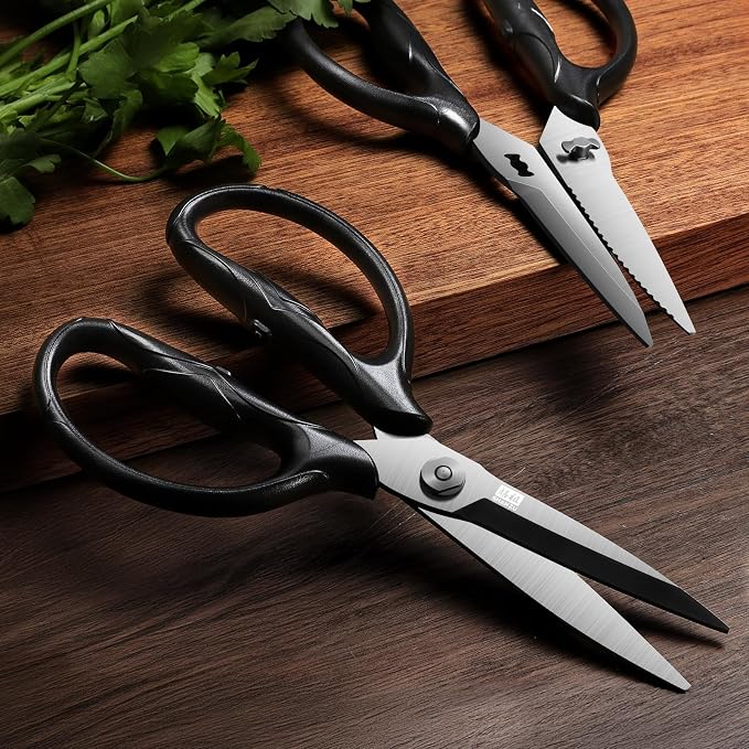 SHAN ZU 8.4" Titanium Heavy Duty Kitchen Scissors - Image 7