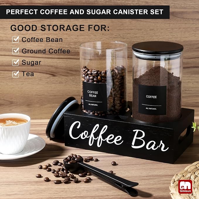 gmisun Coffee Container, Sugar/Tea Holder Containers - Image 3