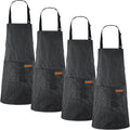 Handepo 4 Pcs Kitchen Aprons by Handepo