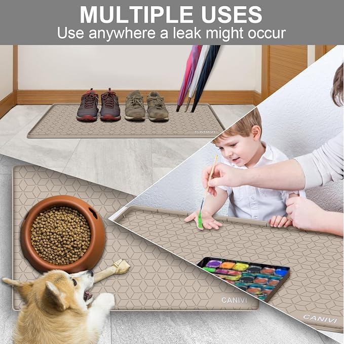 Under Sink Mat, Kitchen Cabinet Shelf Protector, Fits 36 inch Standard Cabinet - Image 5