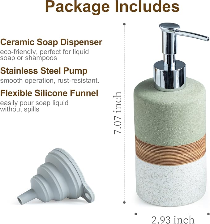 Dish Soap Dispenser for Bathroom, Hand Soap Dispenser - Image 7