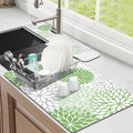 Findosom 2PCS 12" x 20" Dish Drying Mat & 24" x 5.5" Sink Splash Guard by Findosom