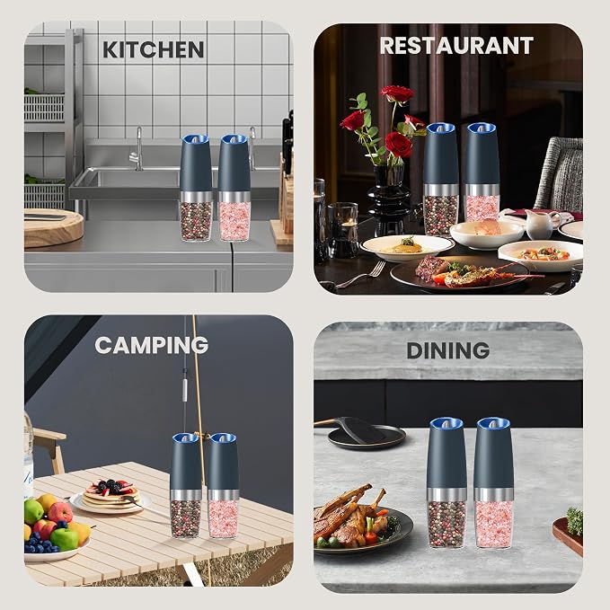 Battery Operated Salt And Pepper Grinder Set - Image 7