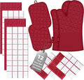 Oven Mitts Kitchen Towels and Dishcloths Pot Holders Sets, Oven Gloves Kitchen by BSKSSK