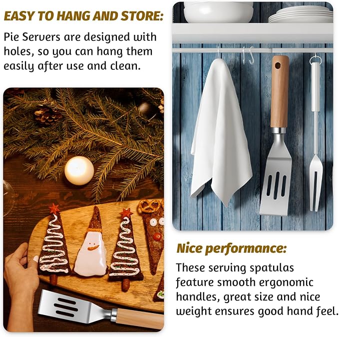 Patelai 5 Pack Small Spatula Mini Serving Brownie Spatula - Image 4