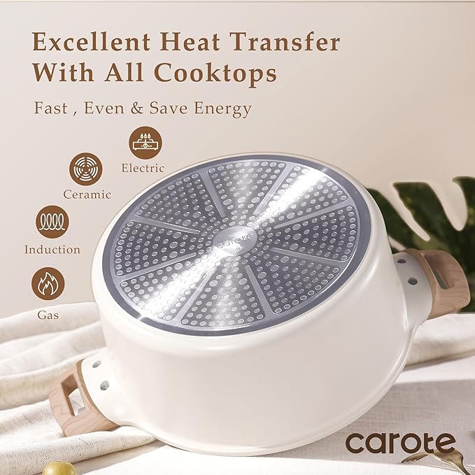 CAROTE 6 Qt Nonstick Stock Pot - Image 3