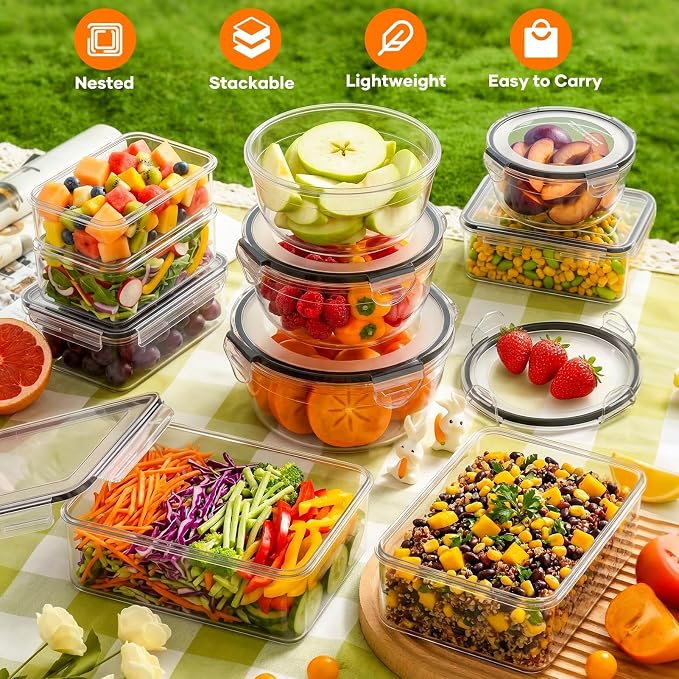 50 PCS Food Storage Containers - Image 7