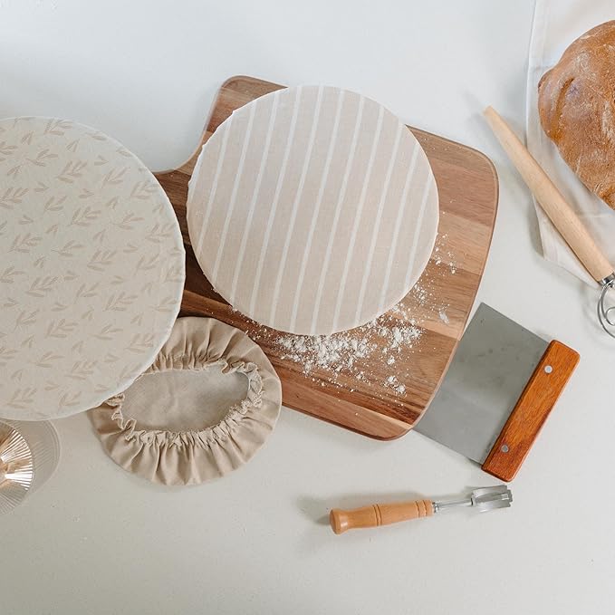 Beautiful Linen Cotton Blend Bowl Covers - Image 9
