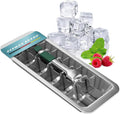 Stainless Steel Polished Ice Cube Tray by Unknown
