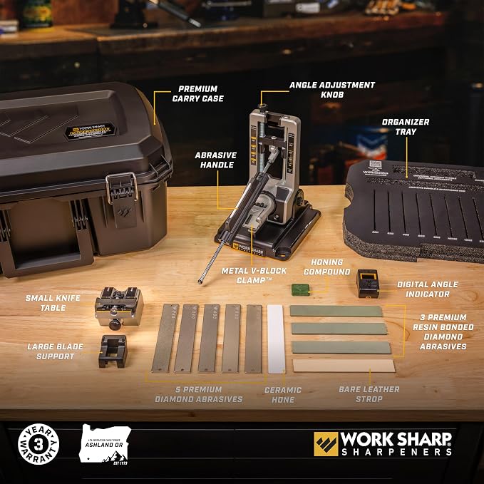 Work Sharp Professional Precision Adjust Elite Knife Sharpener Kit, Sharpen - Image 2