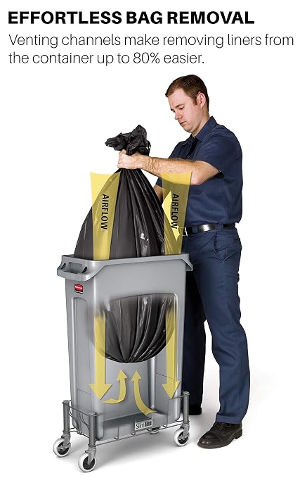 Rubbermaid Commercial Products Slim Jim Trash/Garbage Can - Image 6