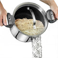 GOTHAM STEEL 5 Qt Stainless Steel Stock Pot Multipurpose Pasta Pot by GothamSteel