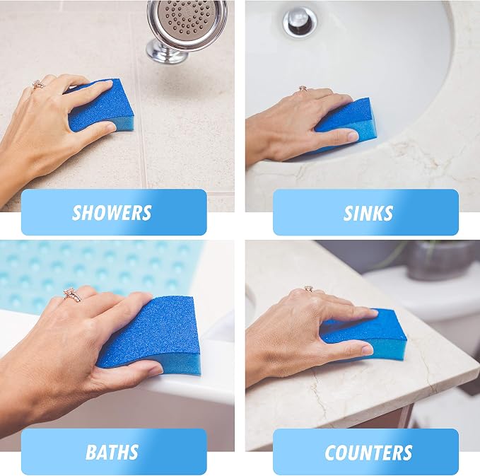 Elitra Essentials Scrubber Sponge, Non-Scratch Hydrophilic Foam Technology - Image 6