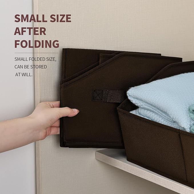 Homsorout Closet Baskets for Shelves Trapezoid - Image 6