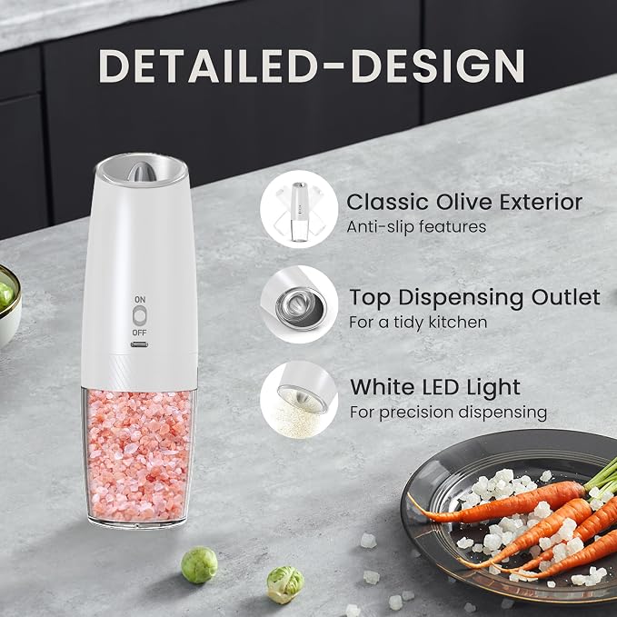 Rechargeable Salt And Pepper Grinder Set - Image 5