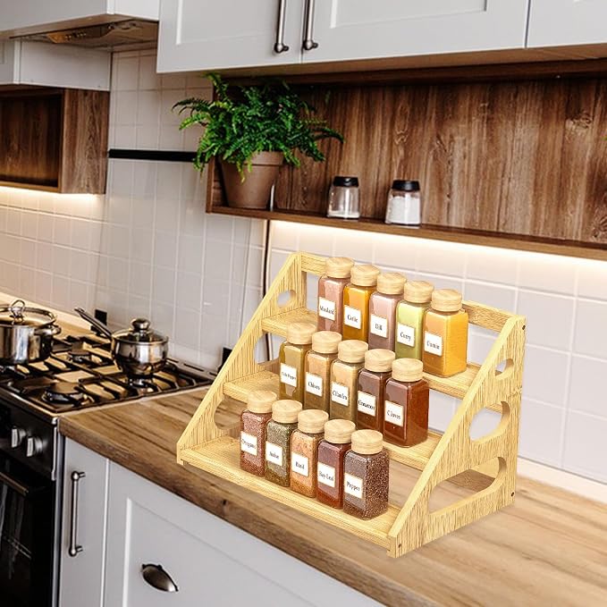 Spice Rack - Tiered Spice Rack Organization - Image 7