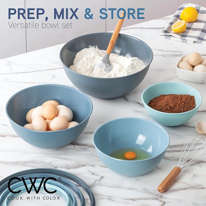 COOK WITH COLOR Mixing Bowls with Lids - Image 2