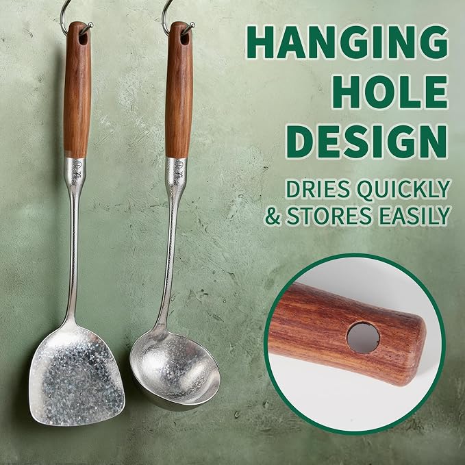 Newness Soup Ladle, Resilient Pure Titanium Soup Spoon - Image 8
