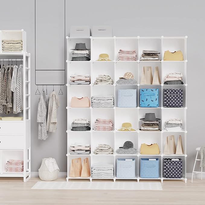 HOMIDEC Closet Organizers and Storage, 16 Cube Storage Organizer, Closet - Image 2