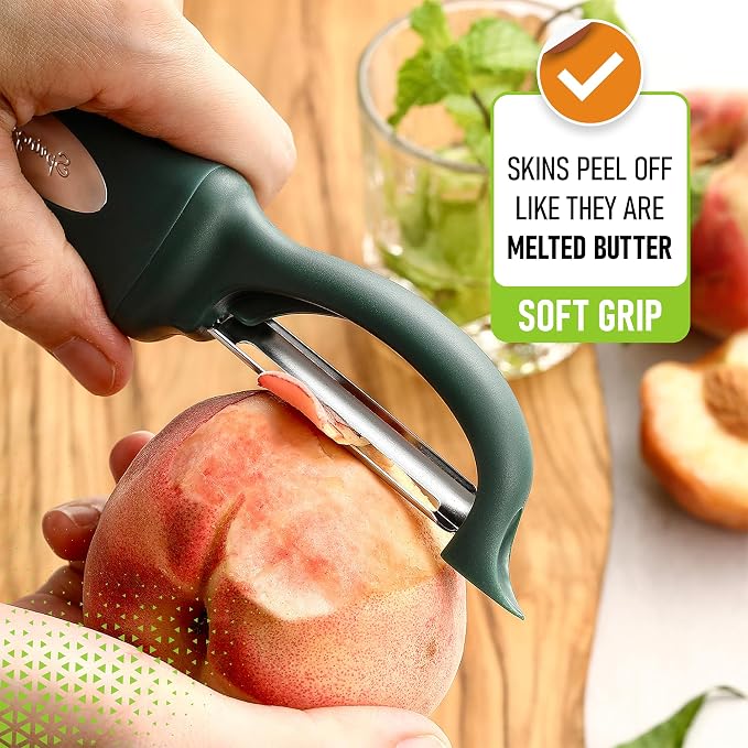 Spring Chef Premium Swivel Vegetable Peelers - Image 4