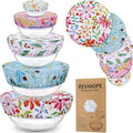 5-Size Reusable Beeswax Bowl Covers by Revahope
