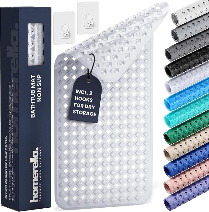 Bathtub Mat Non Slip 35x16 by Homerella