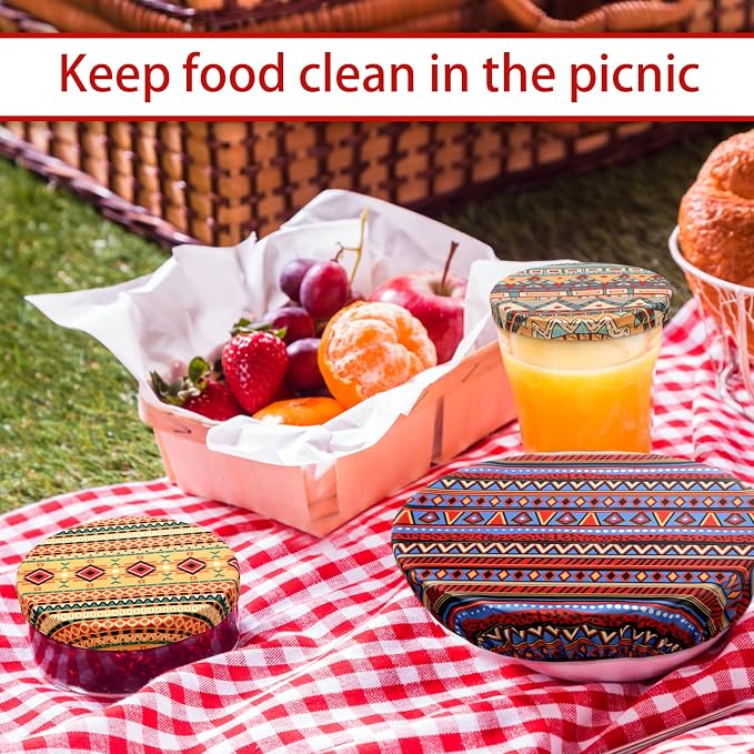 10 Pack Cloth Bowl Covers for Bread Rising - Image 4