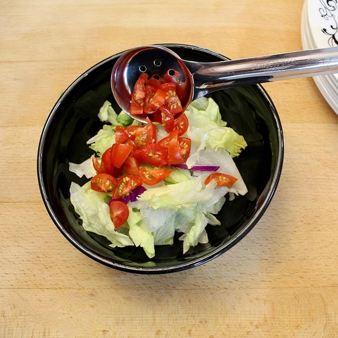 1 Ounce Slotted Stainless Steel Portion Control Ladle Spoon - Image 8