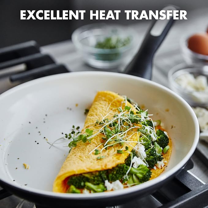 GreenPan Rio Healthy Ceramic Nonstick 12" Frying Pan Skillet, Dishwasher Safe - Image 5