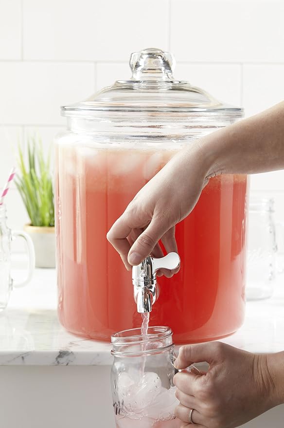 Anchor Hocking Heritage Hill Glass Drink Dispenser, 2 Gallon - Image 10