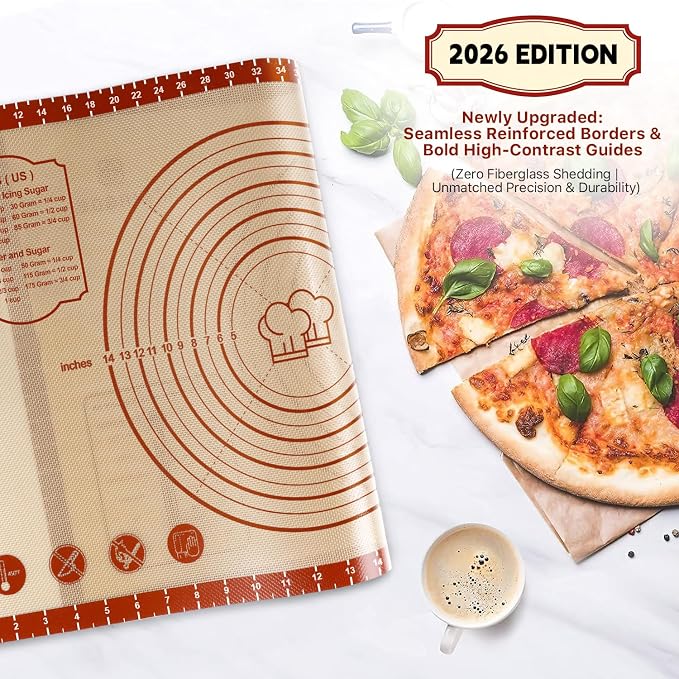 26x16 Inch Extra Thick Silicone Baking Mat - Image 2