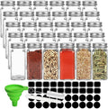 Keketin 30 Pack Glass Spice Jars 4 oz by Keketin