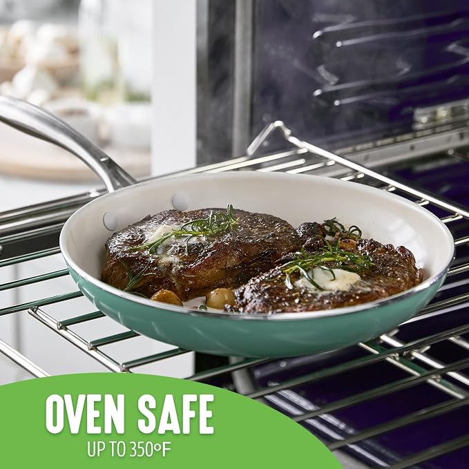 GreenLife Artisan Healthy Ceramic Nonstick, 5QT Saute Pan Jumbo Cooker - Image 7