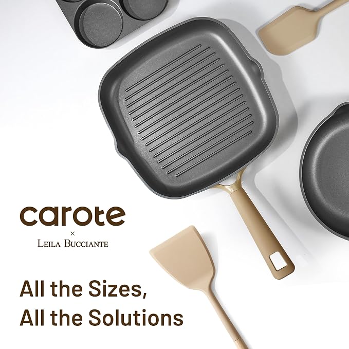 CAROTE 31PCS Pots and Pans Set, Nonstick Cookware Set Kitchen Non Stick - Image 7